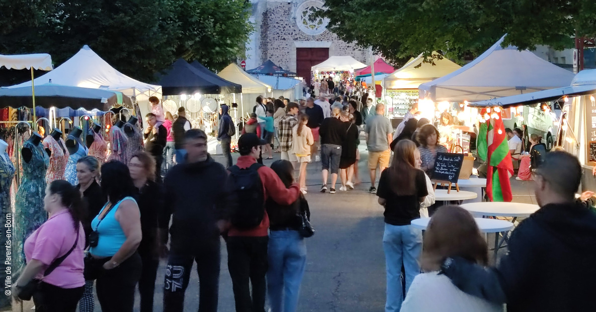 Marché nocturne de Parentis